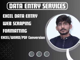 Excel data entry, web Scraping and Data Formatting
