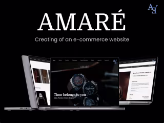 AMARÉ :-Creating of an e-commerce website :: Behance