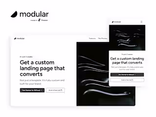 Modular - A Framer Template