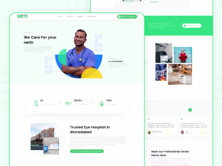 Eye Hospital Website Design