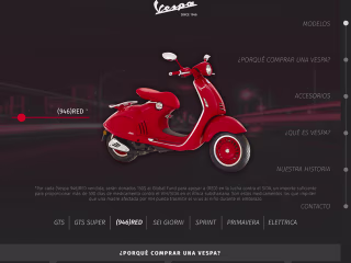 Vespa Web Desing