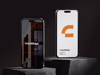 CobaltEdge Logo Design