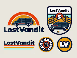 LostVandit Logo Design
