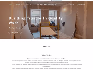 City Boss Construction Website :: Behance