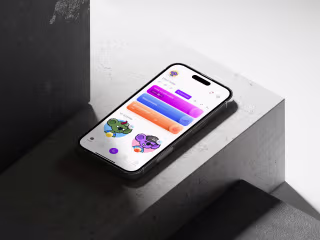 Mobile App Design for NFT & Crypto app that rewards sleeping