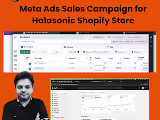 Meta Ads Sales Campaign for the Halasonic Shopify Store