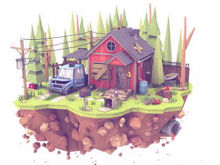Twitch Video Game Islands on Behance
