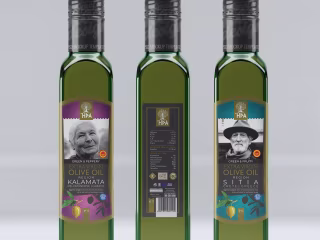 Label for olive oil :: Behance