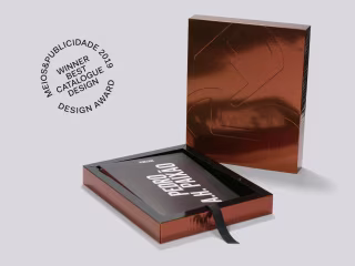 An award–winning catalogue for award–winning artists