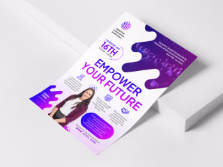 Marketing Summit Conference Flyer Design Template