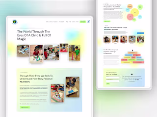 Beautiful Website for Da Vinci Montessori