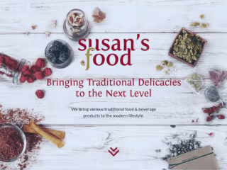Susan's Food Company Website