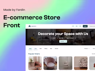 E-commerce Store Front UX/UI Design