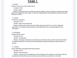 General Assistant Task