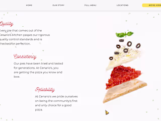 Cenario’s Pizza • $340k/Year Webflow Transformation