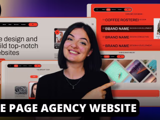 ONE PAGE AGENCY WEBSITE - Elementor Wordpress Tutorial Flex Con…