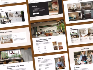Bespoke Carpentry - Webflow HTML website
