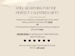 Valentine's Day Email Copy