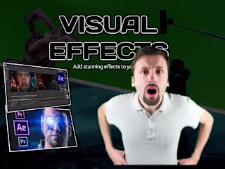 I will add visual effects to your video