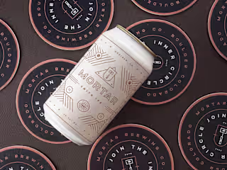 Mortar Brewery - Brand Identity - Packaging