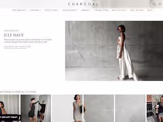 CHARCOAL CLOTHING Shopify Plus 