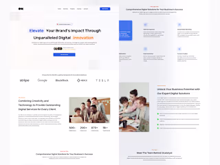 Digital Agency Landing Pgae