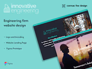 Innovative Engineering Website Design Figma