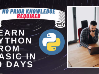 Tutor or Teach python programming from basic in 30 days