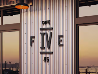 Identity of Dubai’s Waterfront Café