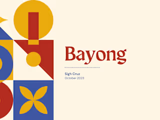 Bayong Presentation Deck