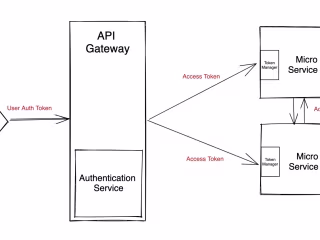 Created a Microservice Architecture for a Web Application