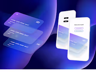 UI Visual design for bank app application