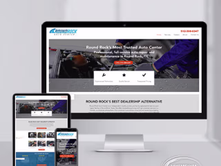 Round Rock Auto Center | Auto Repair Center Website