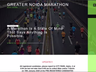 Marathon Registration Website