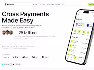 UI/UX Design for FinTech Mobile Application Landing page