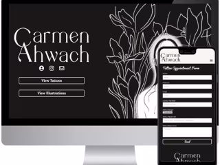 Carmen Ahwach portfolio website