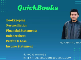 Quickbooks Bookkeeping, Financial Reporting, Bank Reconciliation
