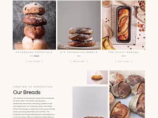 Artisan Bakery Website | Elementor | WordPress | WooCommerce