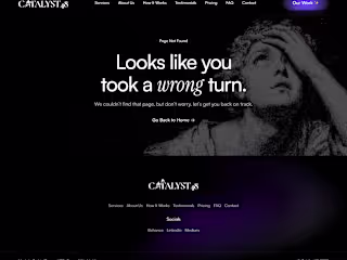 Catalyst48 Landing Page Design