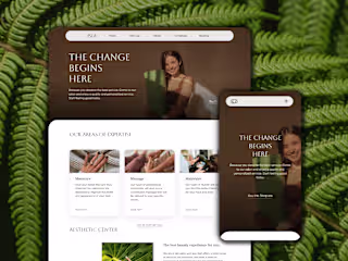 Wellness Website Template with Real-World Results