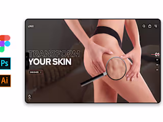 UI/UX Design and scroll parallax animation for SPA website