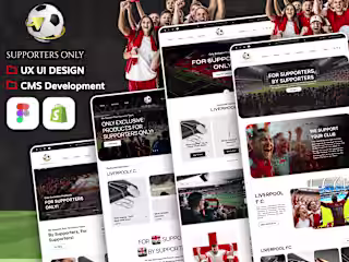 Ecommerce Website UI/UX Design & Shopify Development