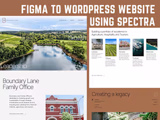 Figma to WordPress Website using Spectra