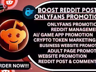 I will do reddit post management for onlyfans promotion ai adul…