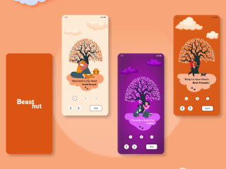 Beast Hut Animal Shelter app design