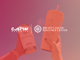 Product collab Breast Cancer Resource Center X Custom Branding