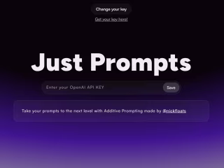 Just Prompt: Unleash Powerful AI Prompts