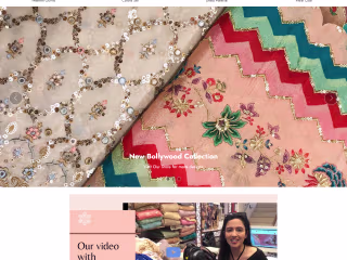 Tekchand Fabrics Landing Pages Website 