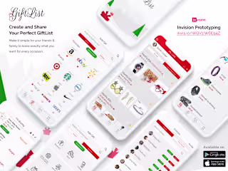 My GiftList App Design