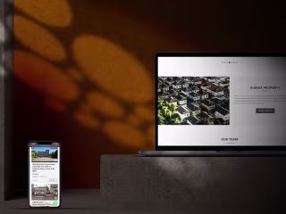 Real Estate website designed
